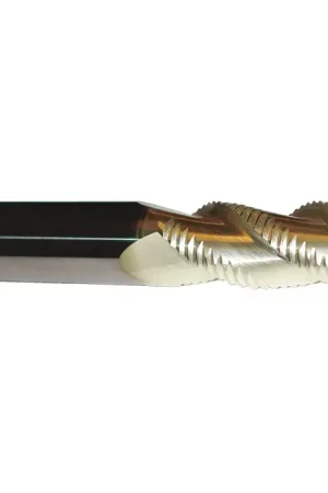 CERATIZIT 12179641 1/2" Size, 1-1/4" LOC, 3 Flute, Solid Carbide Roughing End Mill Holiday Sale