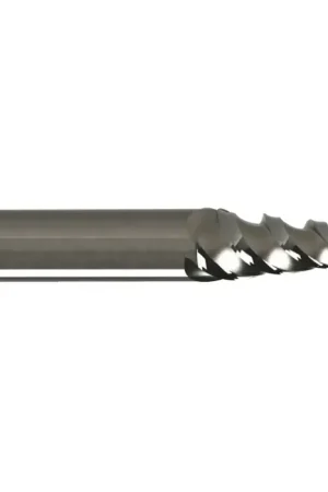 MICRO 100 TEM-250-0 1°, 1/8" Small End Dia., 1" LOC, Solid Carbide Tapered End Mill Certified