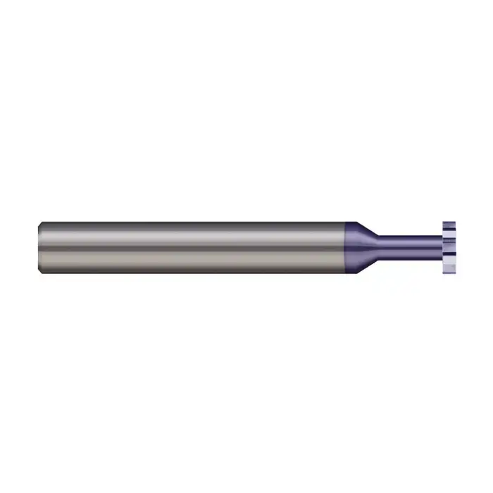 Grab Now MICRO 100 KC-093-140-010X 3/32" Dia., None ANSI, .010" Face Width, Solid Carbide, 4 Teeth Woodruff Keyseat Cutter