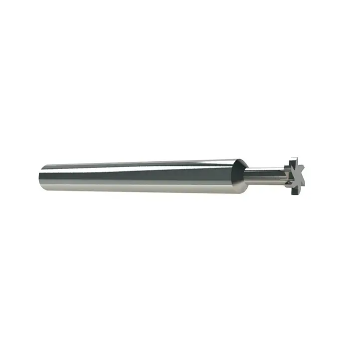 MICRO 100 KC-250-375-025X 1/4" Dia., None ANSI, .025" Face Width, Solid Carbide, 6 Teeth Woodruff Keyseat Cutter Fresh Stock