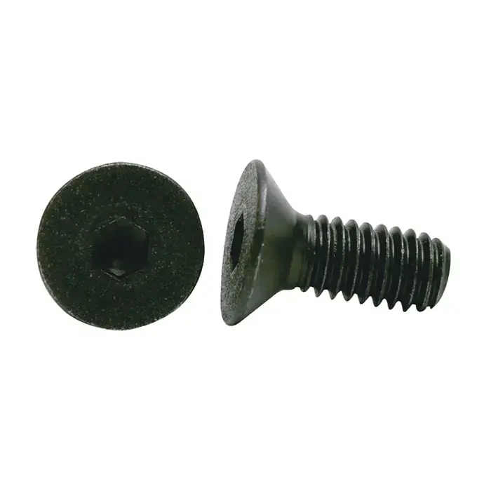 Professional Grade HOLO-KROME 87021 M3x0.50 Thread Size, 25mm OAL, 2mm Key Size Flat Head Socket Cap Screw