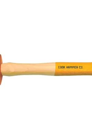 COOK 802 1-1/8" Face Diameter, 1 lbs. Head Weight, 12" Handle Length Copper Hammer Don't Miss Out