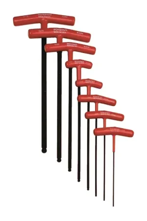 BONDHUS BTX80M 2mm - 10mm Size, Assorted Long Arm Length, Black Oxide Finish T Handle Hex Key Fresh Stock