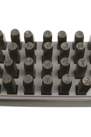Professional Grade C.H. HANSON 20751 Letter Set Type, 1/16" Character Size, A-Z and & Characters Letters & Figures