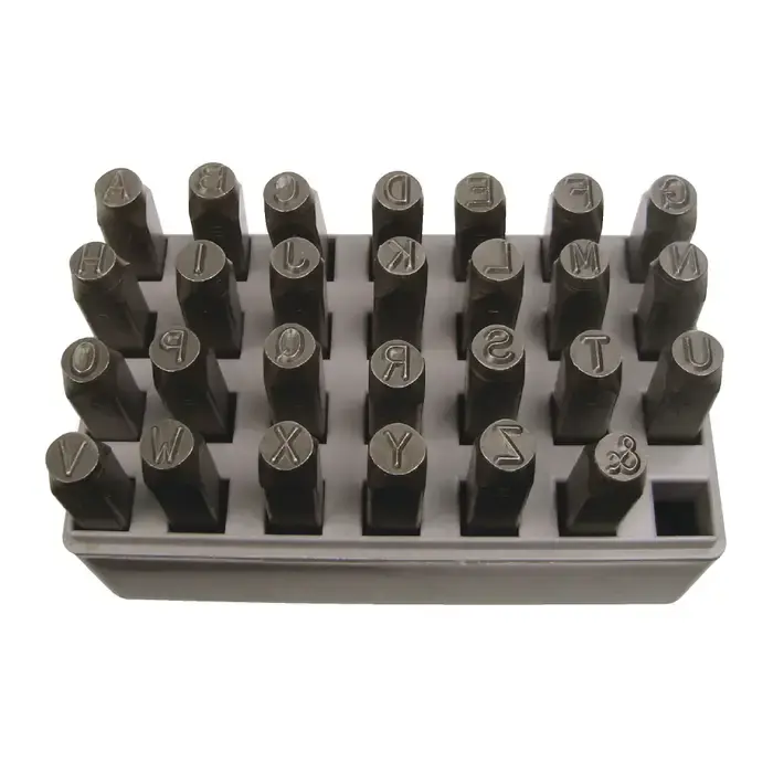 Professional Grade C.H. HANSON 20751 Letter Set Type, 1/16" Character Size, A-Z and & Characters Letters & Figures