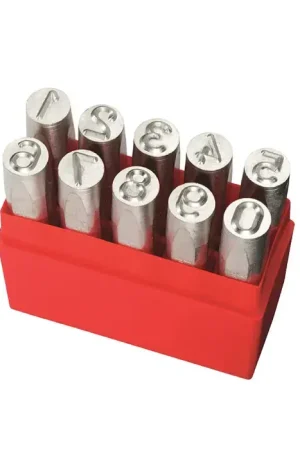 PRYOR PP10050 Number Set Type, 3/16" Character Size, 0-9 Characters Letters & Figures Budget
