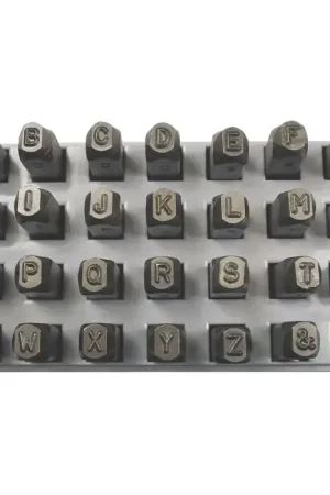 Price Drop C.H. HANSON 25250 Letter Set Type, 3/16" Character Size, A-Z and & Characters Letters & Figures