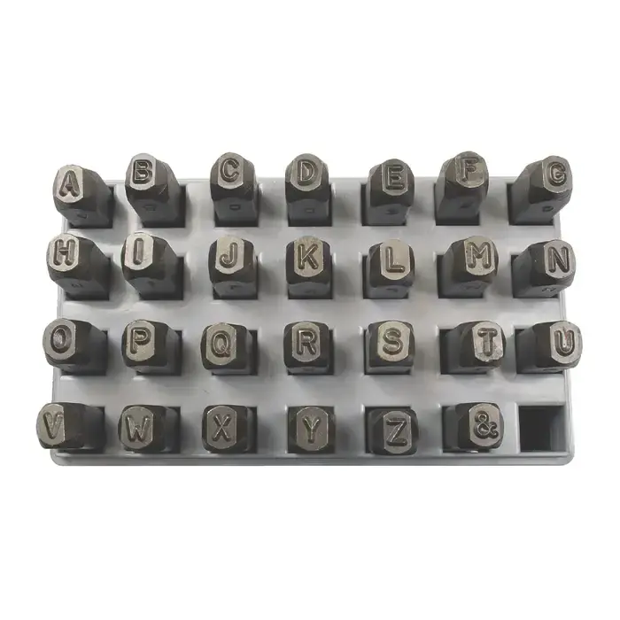 C.H. HANSON 25300 Letter Set Type, 1/4" Character Size, A-Z and & Characters Letters & Figures Bargain