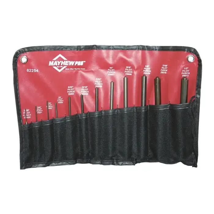 Low Price MAYHEW 62254 Punch Set Type, Pilot Style, 12 No. of Pieces in Set Punch & Chisel Set