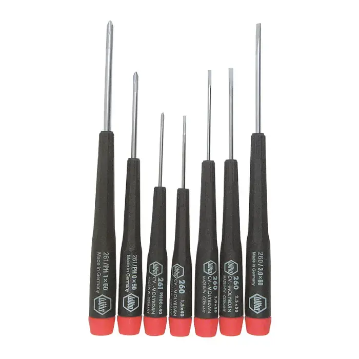 Last Chance WIHA 26197 Phillips & Slotted Tip Type, 7 No. of Pieces in Set Screwdriver Style Set