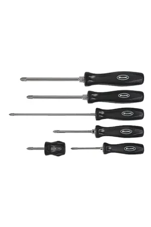 Budget WILLIAMS 100P-6PD Phillips Tip Type, 6 No. of Pieces in Set Screwdriver Style Set