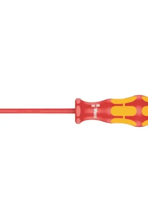 WERA 05006105001 1/8" Blade Width, 4" Blade Length, 7.13" Overall Length Slotted Screwdriver Final Sale