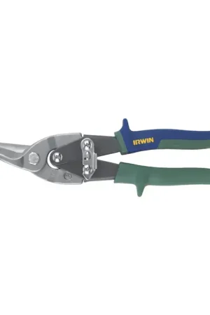 IRWIN 2073112 18 ga. CRS / 23 ga. SS Capacity, 1-3/8" Length of Cut, Aviation Type Snips Bargain