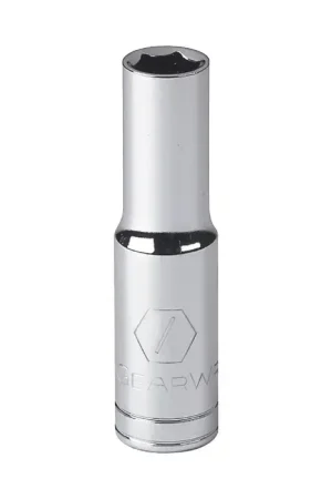 While Supplies Last GEARWRENCH 80115 1/4" Drive Size, 6 No. of Points, 3/16" Size Impact Socket