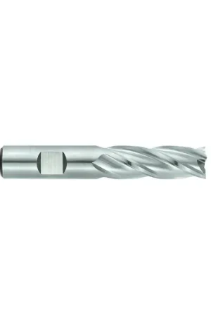 While Supplies Last NIAGARA N52102 5/16" Size, 1-3/8" LOC, 4 Flute, Bright Cobalt Square End Mill