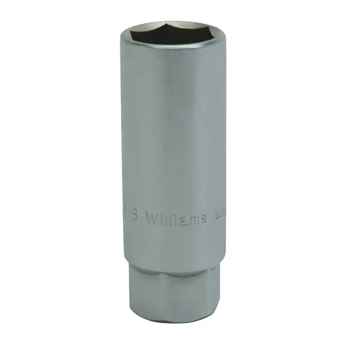 WILLIAMS 31301 3/8" Drive Size, 6 No. of Points, 5/8" Size Impact Socket High Quality
