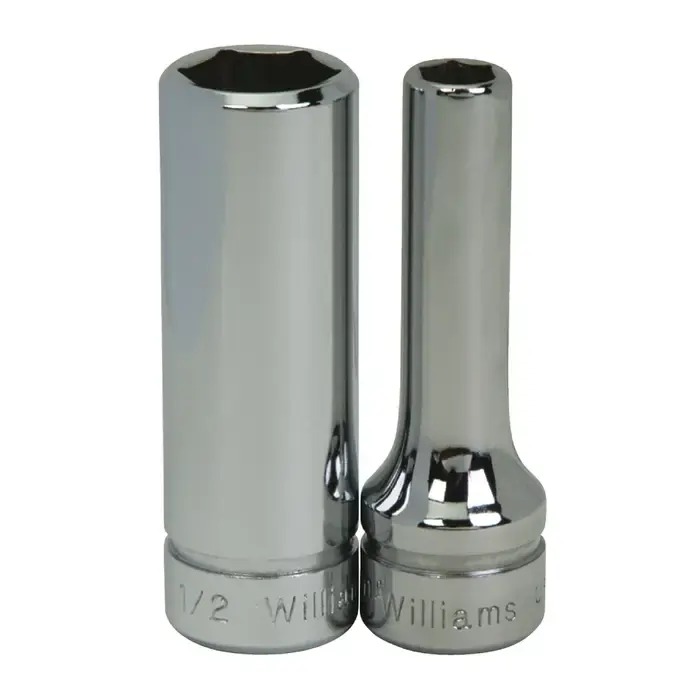 WILLIAMS BD-618 3/8" Drive Size, 6 No. of Points, 9/16" Size Impact Socket Price Cut