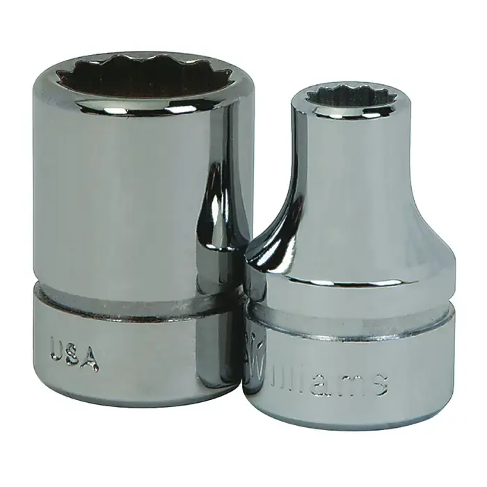 Affordable WILLIAMS BM-1220 3/8" Drive Size, 12 No. of Points, 20mm Size Impact Socket