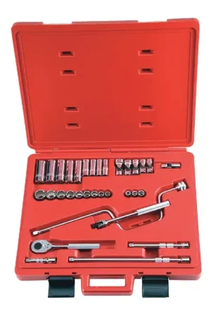 PROTO J52138 3/8" Drive Size, 8 & 12 No. of Points, Standard & Deep Socket Type Combination Socket Set Limited Time