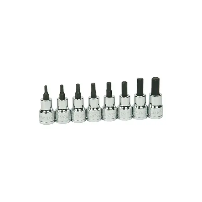WILLIAMS 31902 3/8" Drive Size, 6 No. of Points, 8 No. of Pieces in Set Socket Set Grab Now