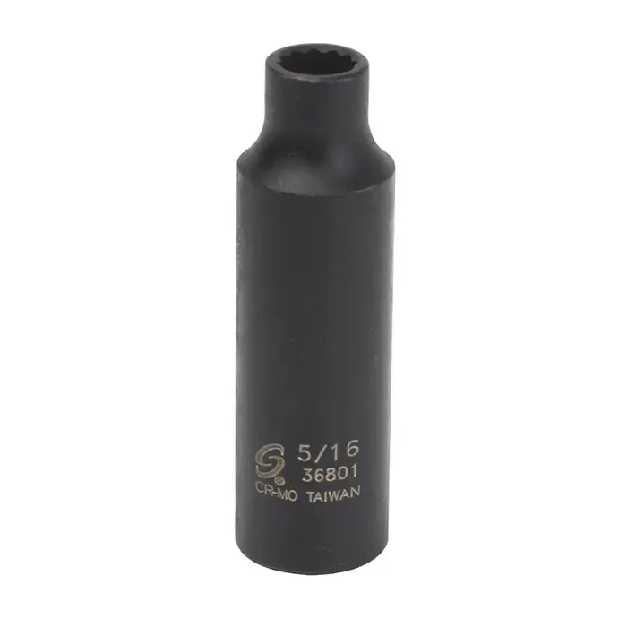 SUNEX 318MMG 3/8" Drive Size, 12 No. of Points, Magnetic Socket Type Impact Socket New Release