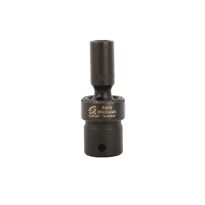 SUNEX 811UM 1/4" Drive Size, 6 No. of Points, Universal Socket Type Impact Socket Crafted