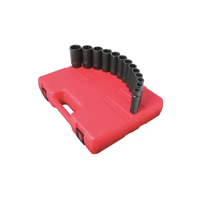 SUNEX 2651 1/2" Drive Size, 6 No. of Points, 13 No. of Pieces in Set Socket Set Get Yours
