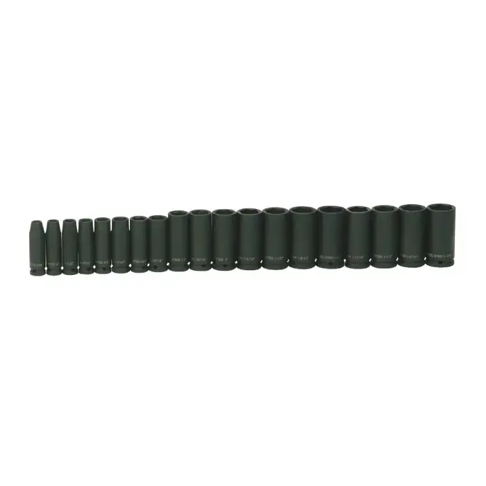 WILLIAMS 37909 1/2" Drive Size, 6 No. of Points, 19 No. of Pieces in Set Socket Set Buy Online