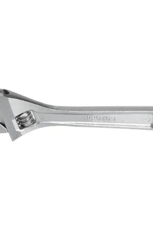 PROTO J708 Satin Chrome Finish Adjustable Wrench Type, 8" Size, 1-1/8" Maximum Opening Adjustable Wrench Best Seller