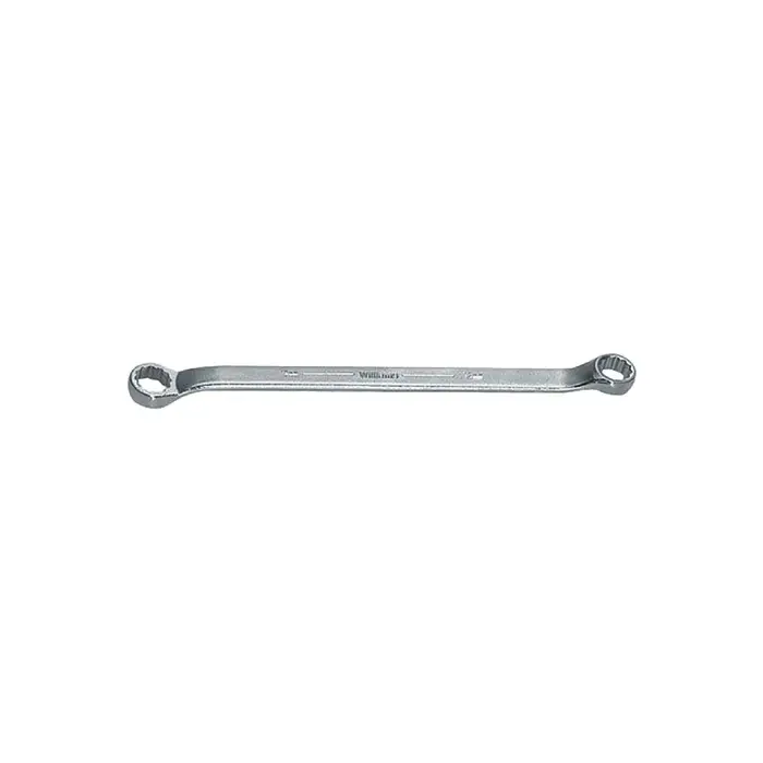 Limited Offer WILLIAMS BWM-1922 19mm x 22mm Size, 12-3/8" Overall Length, Chrome Satin Finish Finish Coating Box Double End Wrench