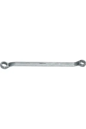 WILLIAMS BWM-2427 24mm x 27mm Size, 14-19/32" Overall Length, Chrome Satin Finish Finish Coating Box Double End Wrench Popular