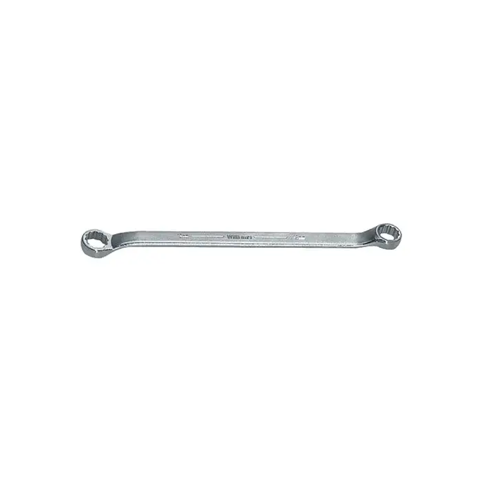 WILLIAMS BWM-2427 24mm x 27mm Size, 14-19/32" Overall Length, Chrome Satin Finish Finish Coating Box Double End Wrench Popular