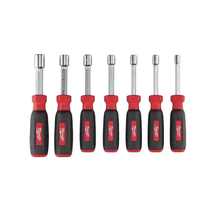 Premium MILWAUKEE 48-22-2433 6mm Size, 3" Shank Length, Cushion Grip Handle Type Nutdriver