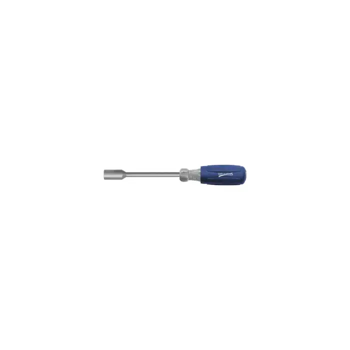 WILLIAMS 24456 8mm Size, 5" Shank Length, Cushion Grip Handle Type Nutdriver Same Day Shipping