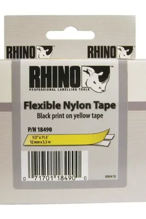 DYMO 18491 3/4" Width, 11-1/2" Length, Yellow Color Labeler Tape Cheap