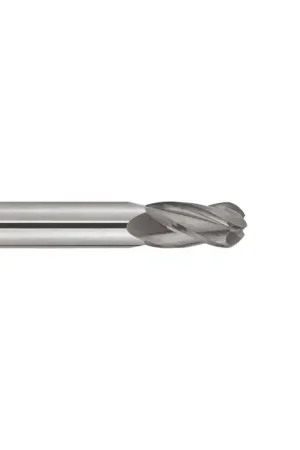 Buy Online NIAGARA N86342 3/64" Size, 7/64" LOC, 4 Flute, Solid Carbide Ball End Mill