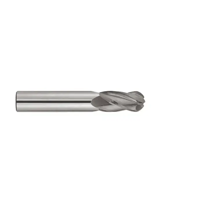 NIAGARA N86357 9/32" Size, 3/4" LOC, 4 Flute, Solid Carbide Ball End Mill Fresh Stock