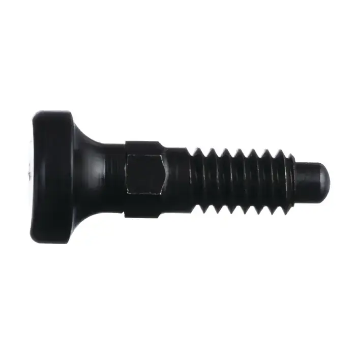 VLIER MPRT6 M6x1.0 Thread Size, 13mm Thread Length, 3mm Plunger Dia., Knob Handle Steel Hand Retractable Spring Plunger Hot Deal