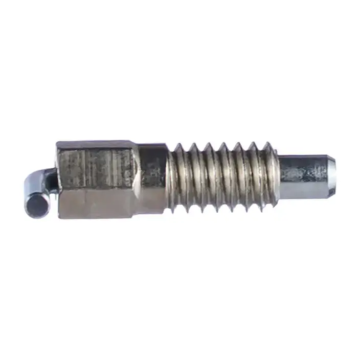 Luxury VLIER SSFRSNM10P M10x1.5 Thread Size, 12.7mm Thread Length, 6.4mm Plunger Dia., Stubby L-Handle Stainless Steel Hand Retractable Spring Plunger