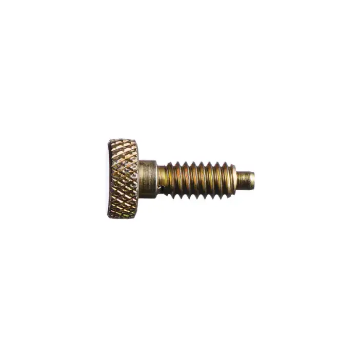 Clearance VLIER SLM5 M5x0.8 Thread Size, 10mm Thread Length, 2.5mm Plunger Dia., Knurled Steel Hand Retractable Spring Plunger