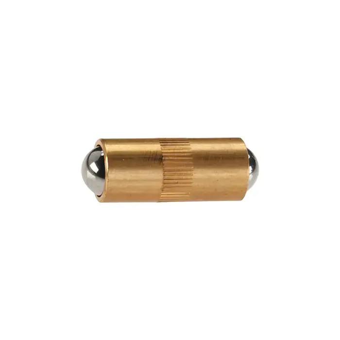 Limited Time VLIER HBPFD25 5.3mm Body Length, 2.5mm Body Dia., 0.65mm Max Reach, Brass Body, Brass Press Fit Ball Plunger