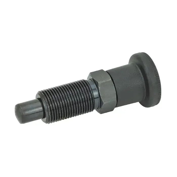 J.W. WINCO 817-10-12-M16X1.5-B M16x1.5 Thread Size, 10mm Plunger Dia., 28mm Handle Dia. Indexing Plunger Buy Online