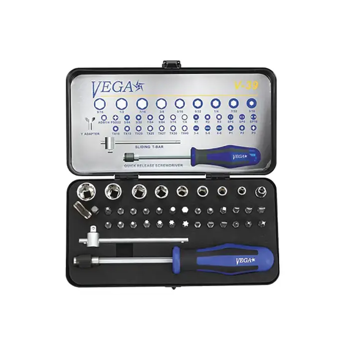 Discount VEGA V39 Driver Bit Set Type, 39 No. of Pieces Bit Assortment