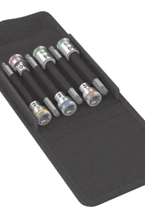 Buy Direct WERA 05003185001 3/8" Drive Size, 6 No. of Points, Deep Socket Type Combination Socket Set