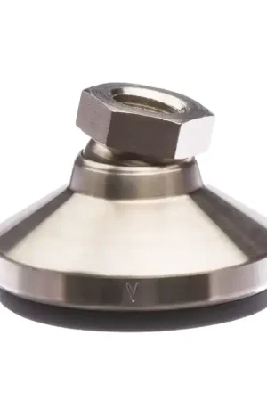 Best Choice VLIER HVEP310B3 3/4"-10 Thread Size, 3" Base Dia., 5,400 lbs. Load Capacity, Steel Socket Leveling Mount