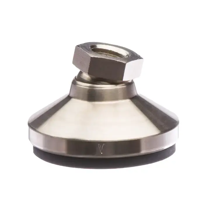 Best Choice VLIER HVEP310B3 3/4"-10 Thread Size, 3" Base Dia., 5,400 lbs. Load Capacity, Steel Socket Leveling Mount