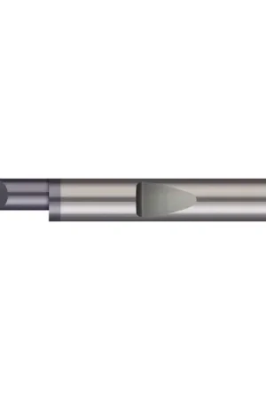 Crafted MICRO 100 QRR-236-16X .495" Min Bore Diam, 1" Max Bore Depth, 1/2" Shank Diam., Solid Carbide Boring Bar