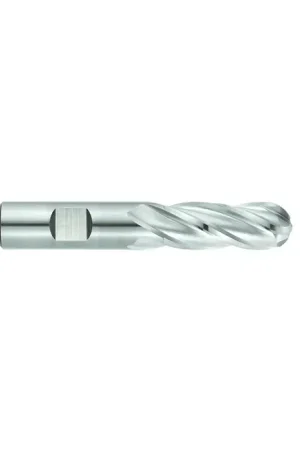 Buy Direct NIAGARA N88694 5/8" Size, 1-5/8" LOC, 4 Flute, M42 8% Cobalt Ball End Mill