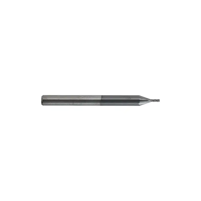 Weekend Sale KEO 930 Solid Carbide End Mill, Ø.053 x .159, 4 Flute, Standard Length, Square, AlTiN Coated