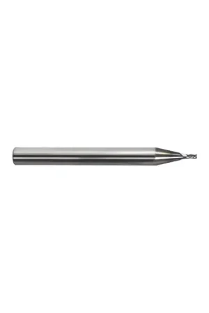 Affordable KEO 930 Solid Carbide End Mill, Ø1/32 x 3/32, 3 Flute, Standard Length, Square, AlTiN Coated